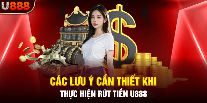 Các lưu ý cần thiết khi thực hiện rút tiền U888