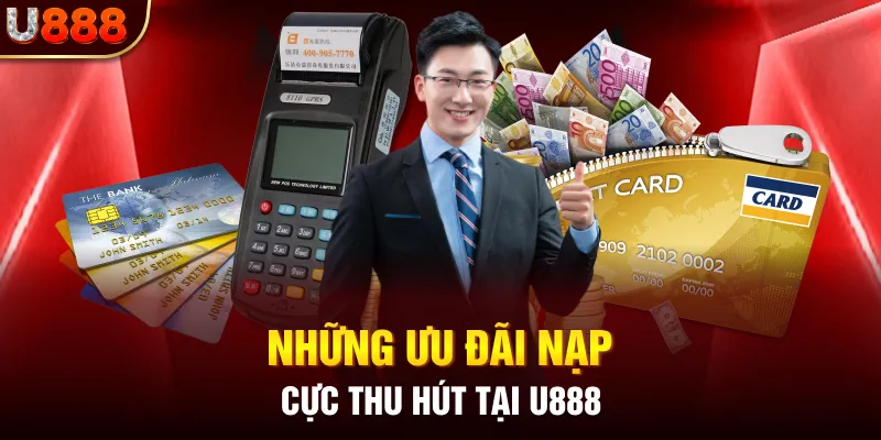 Những ưu đãi nạp cực thu hút tại U888 